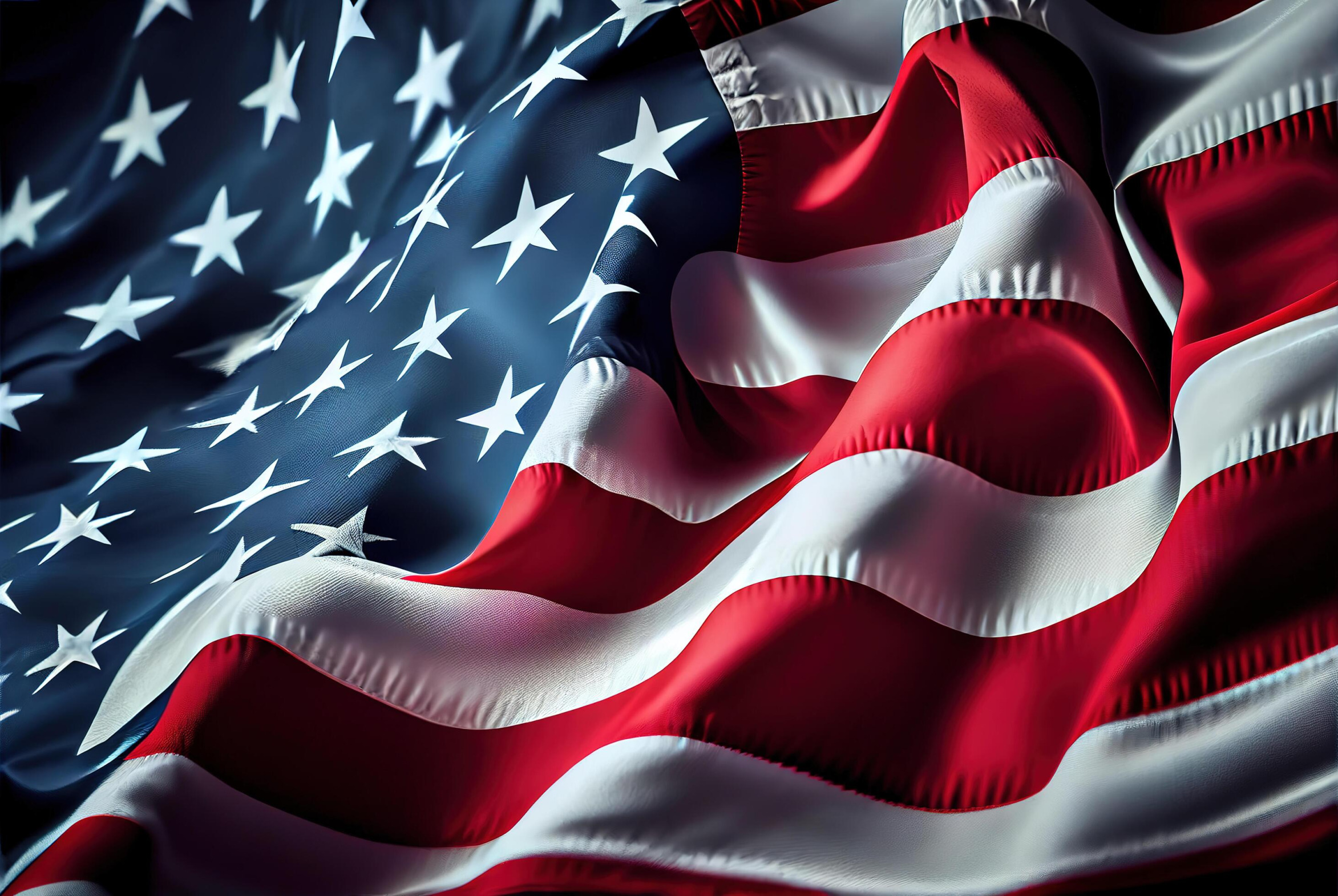 American Flag Blank Meme Template