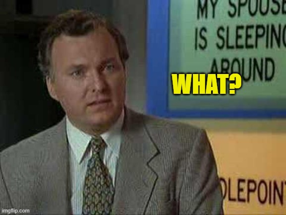 Billy Madison Insult | WHAT? | image tagged in billy madison insult | made w/ Imgflip meme maker
