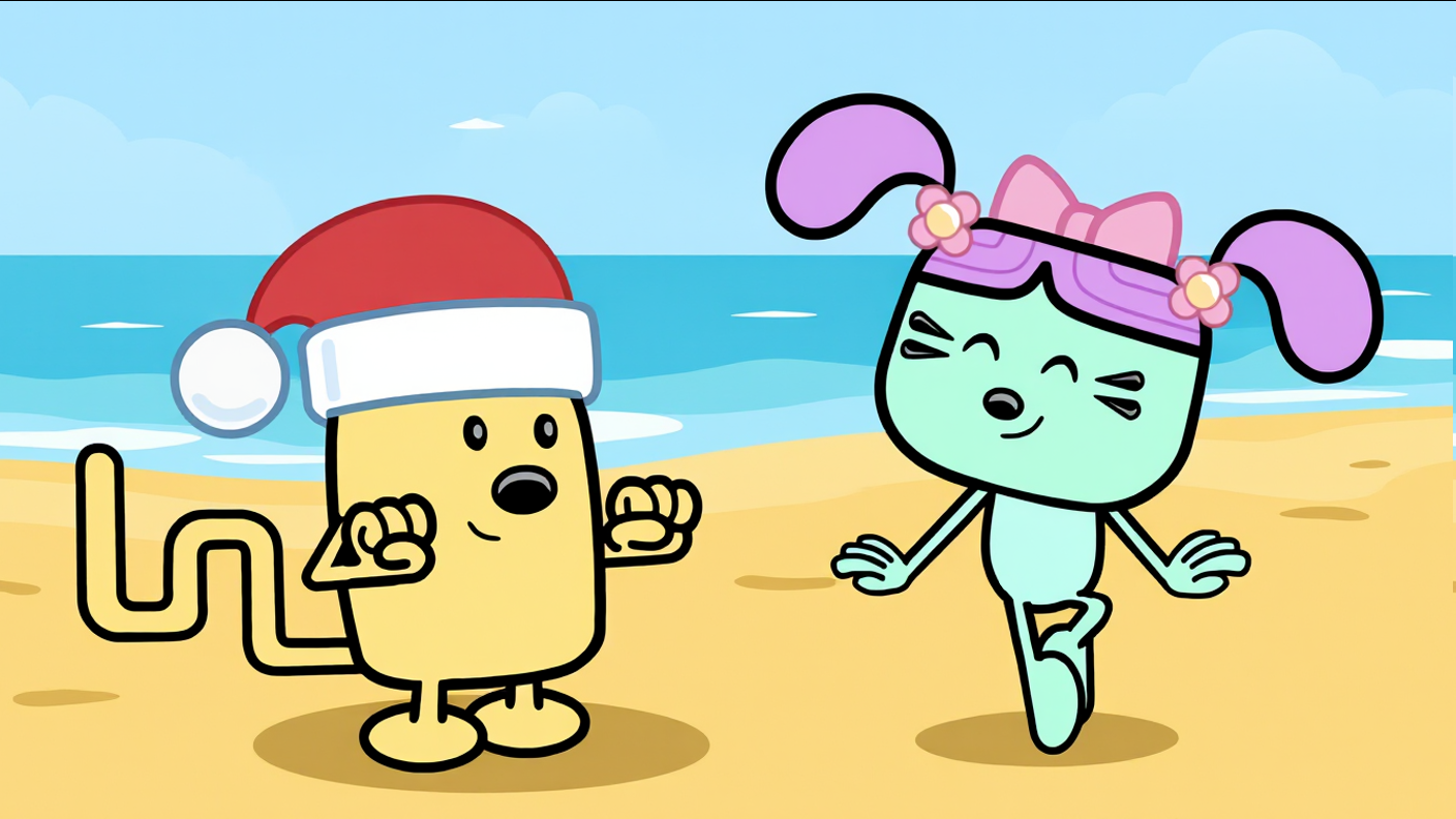Wubbzy & Daizy's summer spirit in the nude Blank Meme Template
