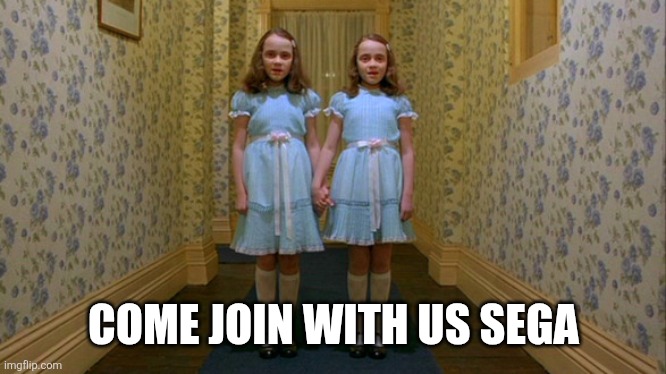 Come play with us | COME JOIN WITH US SEGA | image tagged in come play with us | made w/ Imgflip meme maker