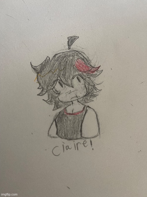Finally drew Claire lol. | made w/ Imgflip meme maker