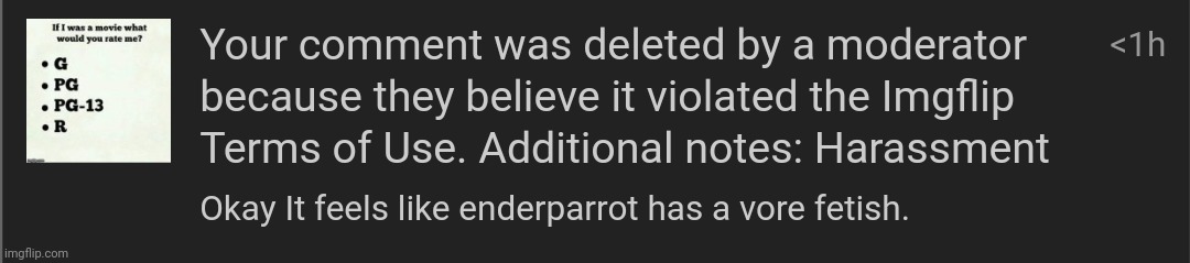 I was saying true stuff. | image tagged in mod abuse | made w/ Imgflip meme maker