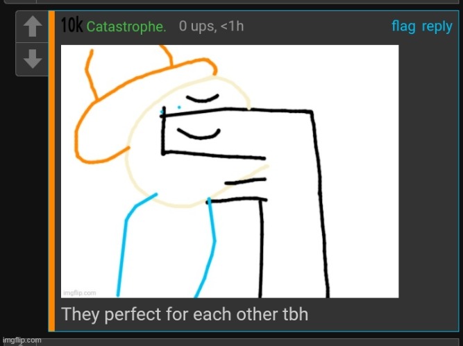 Canon btw | image tagged in enderletter | made w/ Imgflip meme maker