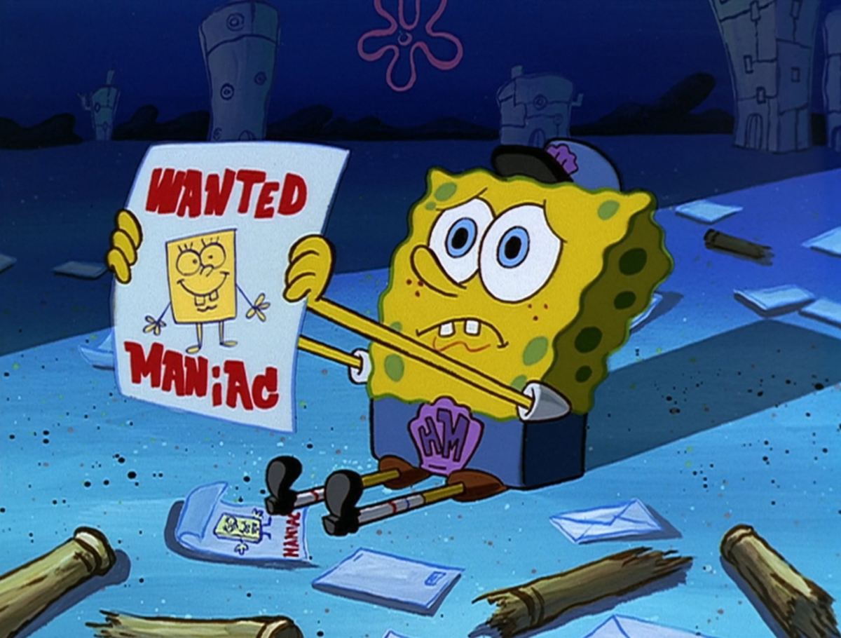 Spongebob Maniac Blank Meme Template