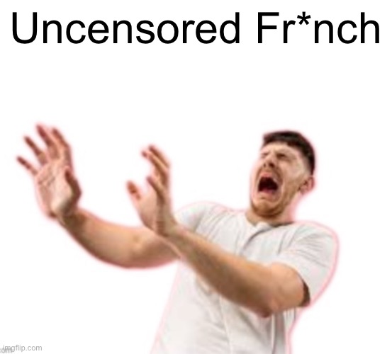 Fr*nch | Uncensored Fr*nch | image tagged in fr nch | made w/ Imgflip meme maker