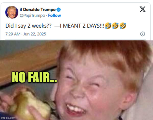 NO FAIR... | image tagged in sour apple kid | made w/ Imgflip meme maker