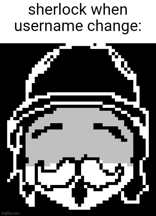 Finally changed it to normal | sherlock when username change: | image tagged in 9 | made w/ Imgflip meme maker