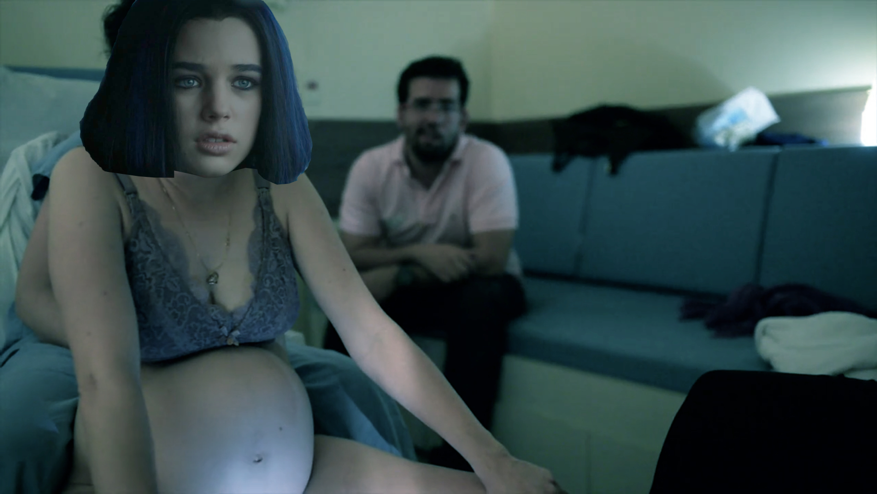 Raven Giving Birth Blank Meme Template