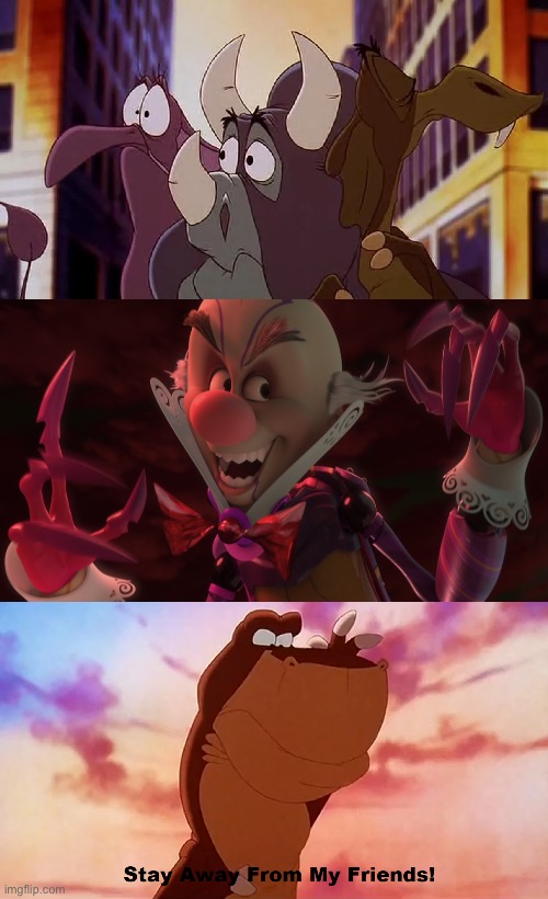 Rex saves his friends from Cybug King Candy | image tagged in rex saves elsa woog and dweeb from who | made w/ Imgflip meme maker