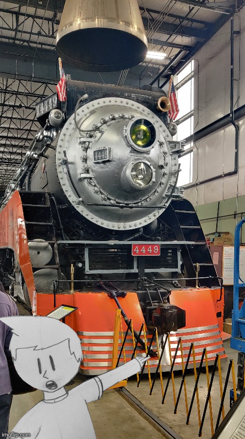 Ok, so I just saw my favorite locomotive of all time today | made w/ Imgflip meme maker