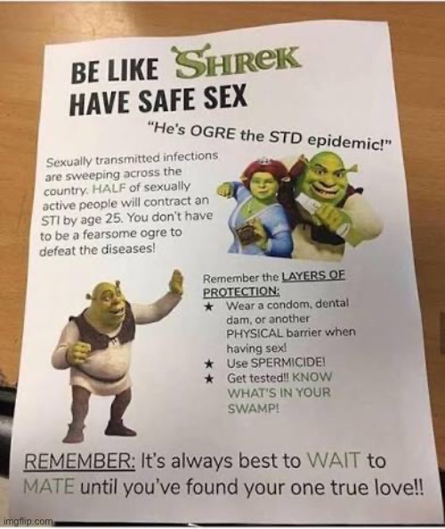 Guys he’s ogre the std epidemic | made w/ Imgflip meme maker