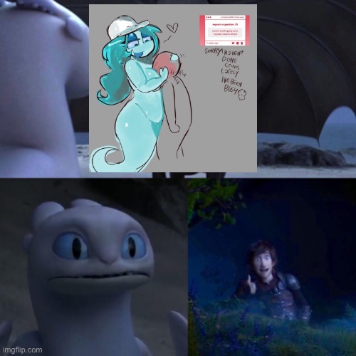 Conn Rule 34 | image tagged in night fury,rule 34 | made w/ Imgflip meme maker