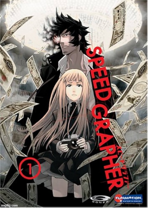Speed Grapher | image tagged in anime,cover | made w/ Imgflip meme maker