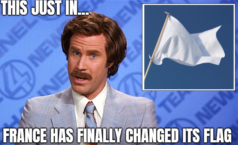 THIS JUST IN... FRANCE HAS FINALLY CHANGED ITS FLAG | made w/ Imgflip meme maker