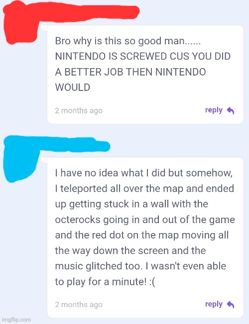 Same project | image tagged in comment,comments,scratch | made w/ Imgflip meme maker