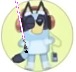 bluey low quality | image tagged in bluey low quality | made w/ Imgflip meme maker