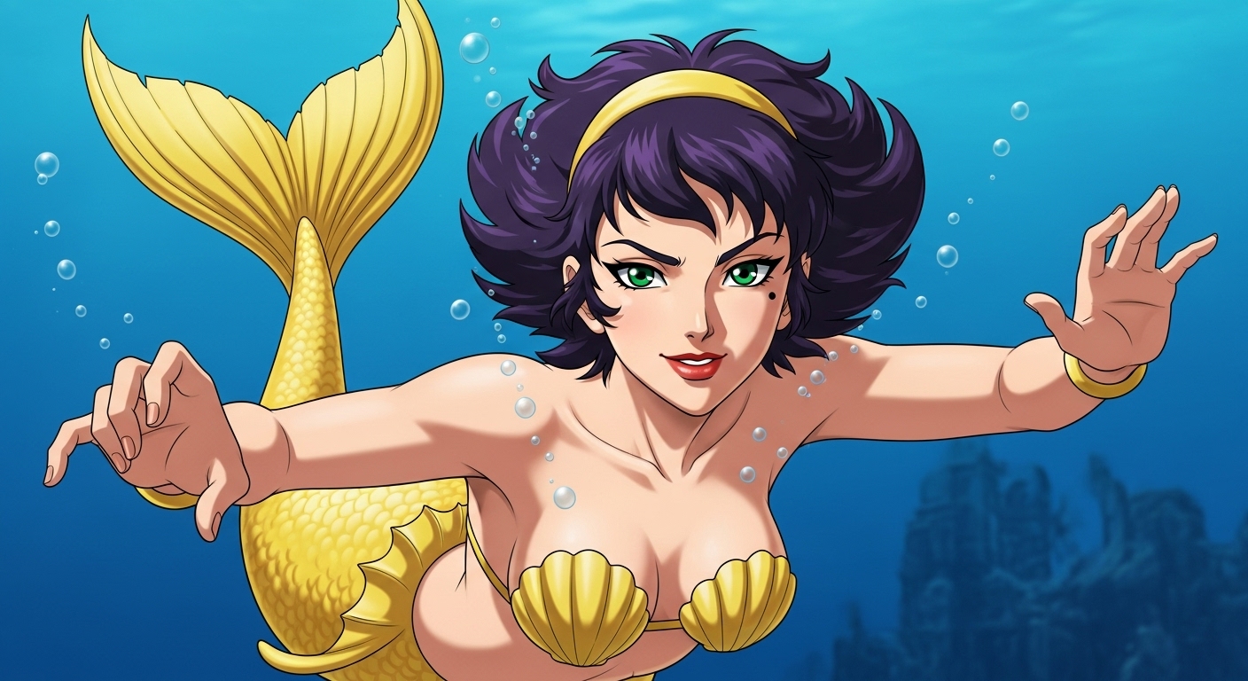 mermaid faye Blank Meme Template