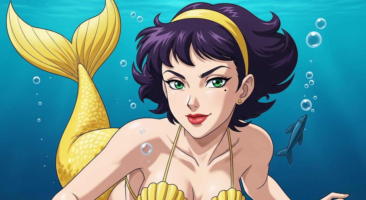 mermaid faye valentine Blank Meme Template