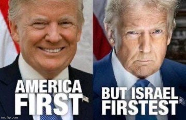 Substack Michael Yon: “If I Were the Devil” ft. demons Trump and Netanyahu | image tagged in trump is israel first,donald trump,trump,israel,america first,maga | made w/ Imgflip meme maker