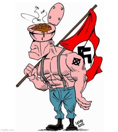 And of course, no mods is taking action | image tagged in fuck all nazis | made w/ Imgflip meme maker