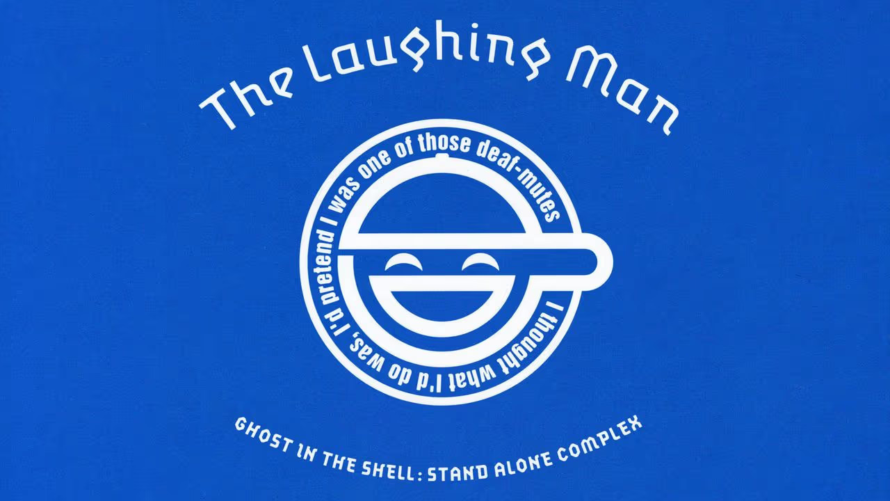 the laughing man Blank Meme Template