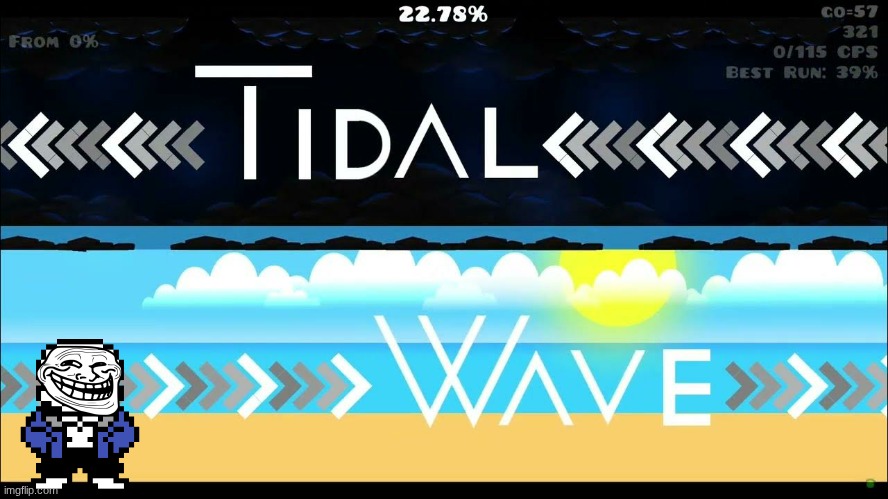 get tidal waved again | image tagged in tidal wave | made w/ Imgflip meme maker