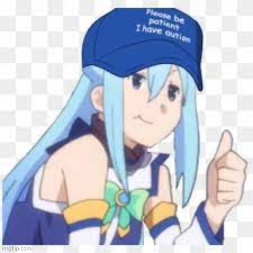 aqua please be patient i have autism | image tagged in aqua please be patient i have autism | made w/ Imgflip meme maker