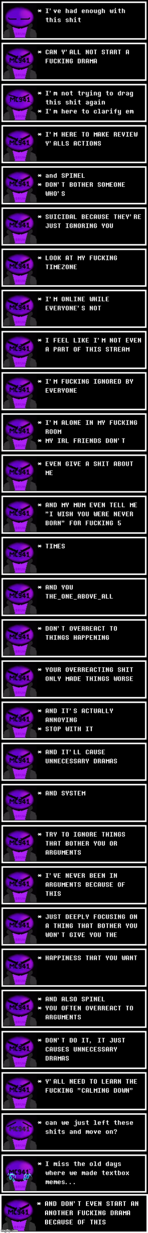 I'M HERE TO REVIEW Y'ALLS' ACTIONS, DON'T EVEN TRY TO START AN ANOTHER FUCKING DRAMA BC OF THIS | made w/ Imgflip meme maker