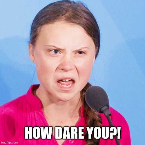 How Dare You | HOW DARE YOU?! | image tagged in how dare you | made w/ Imgflip meme maker
