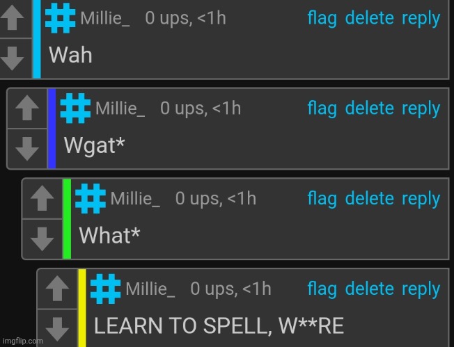 Learn to spell | image tagged in learn to spell | made w/ Imgflip meme maker