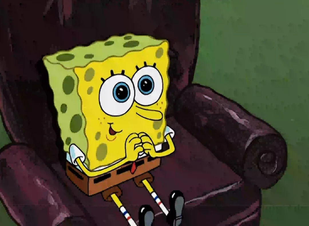patiently waiting spongebob Blank Meme Template