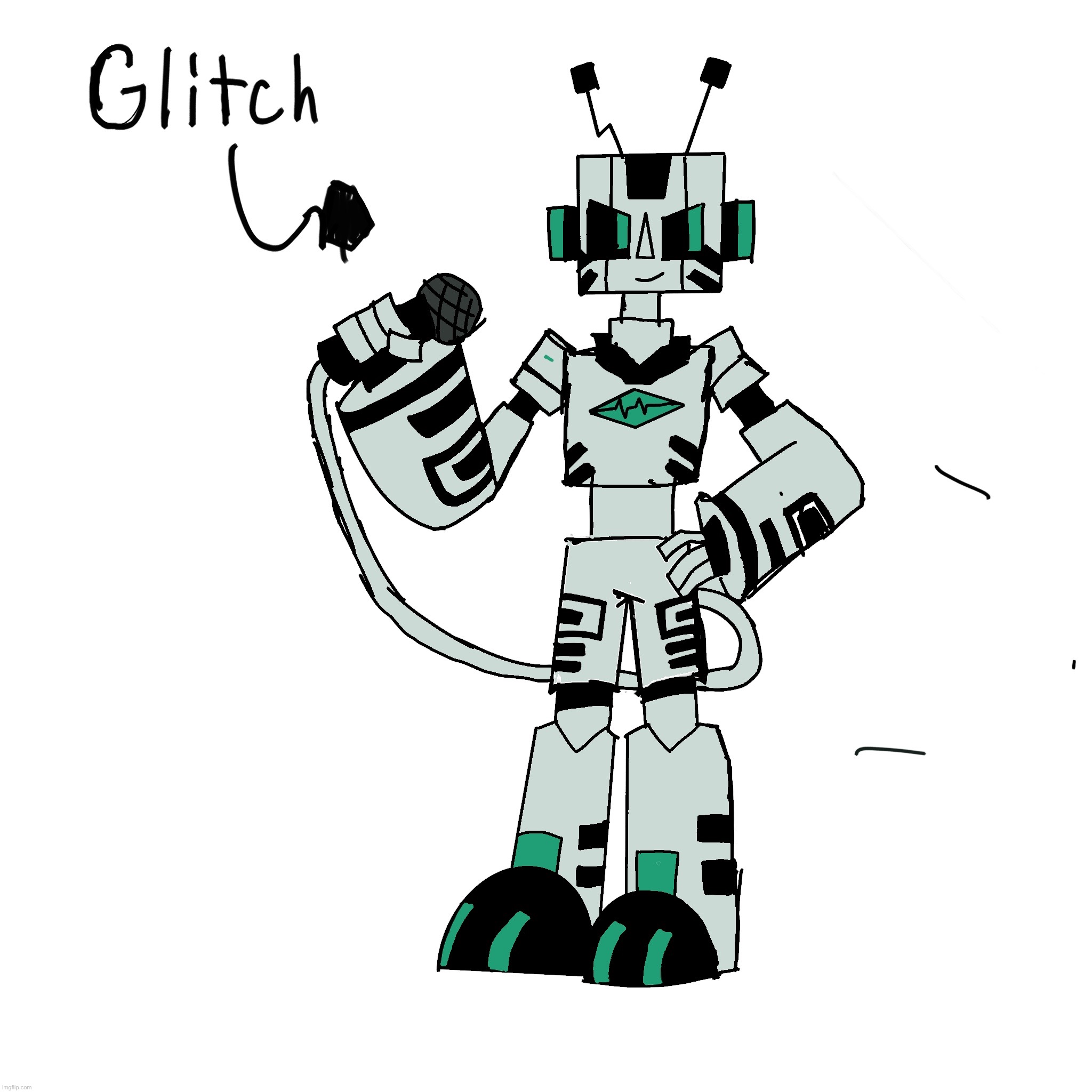 so my friend has a character that is zerobot’s cousin | made w/ Imgflip meme maker