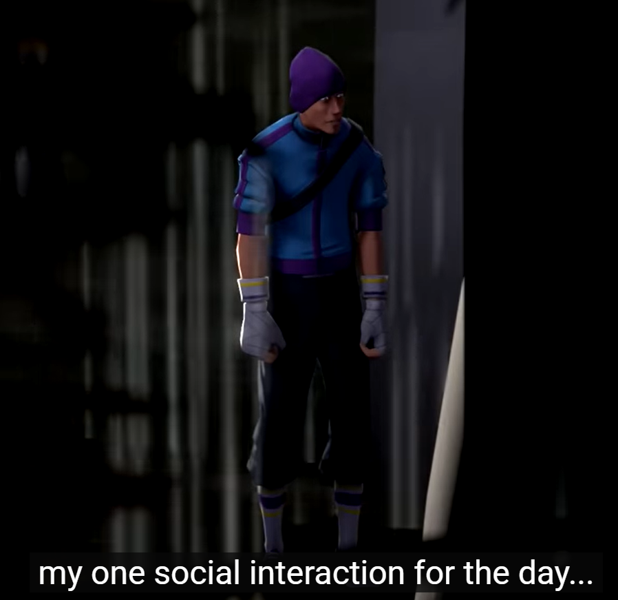 tf2 LazyPurple my one social interaction for the day... Blank Meme Template