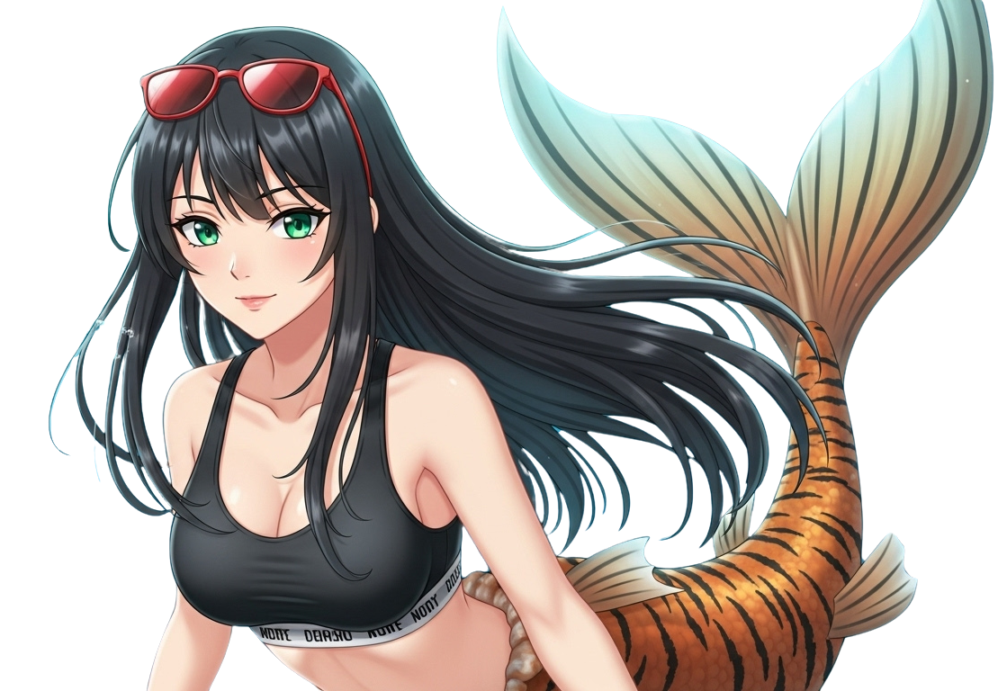 mermaid nico robin Blank Meme Template