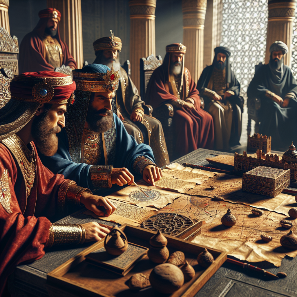 the king of Israel parlayed with Jehoshaphat, king of Judah whet Blank Meme Template