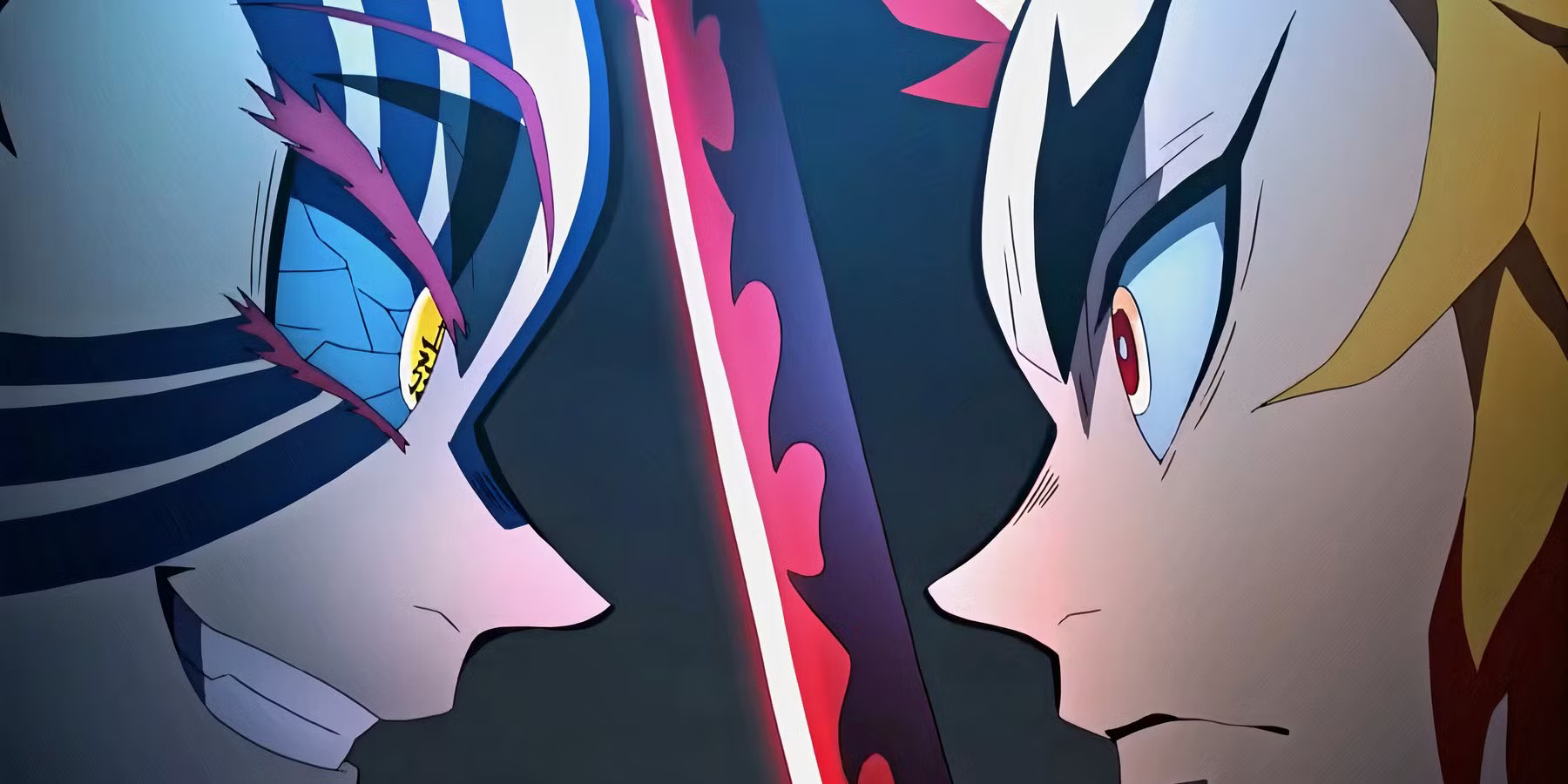 rengoku vs akila Blank Meme Template