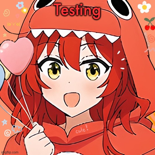 Ikuyo Kita BTR | Testing | image tagged in ikuyo kita btr,one girl five guys | made w/ Imgflip meme maker