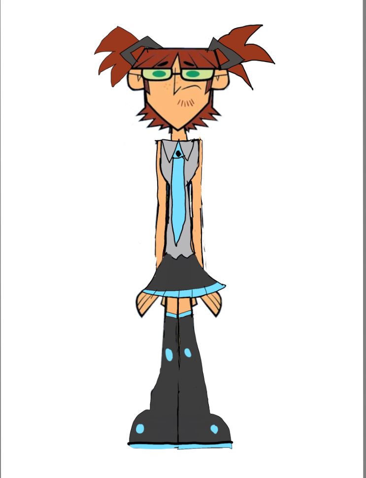Hatsune Harold (Total Drama) Meme Blank Meme Template