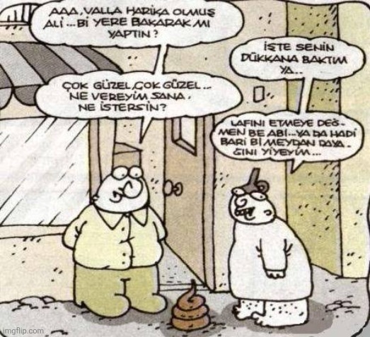 this comic is funny asf but you need to learn Turkish to understand it | made w/ Imgflip meme maker