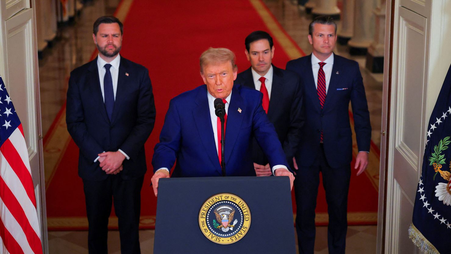 Trump Iran Post-Strike Speech Blank Meme Template