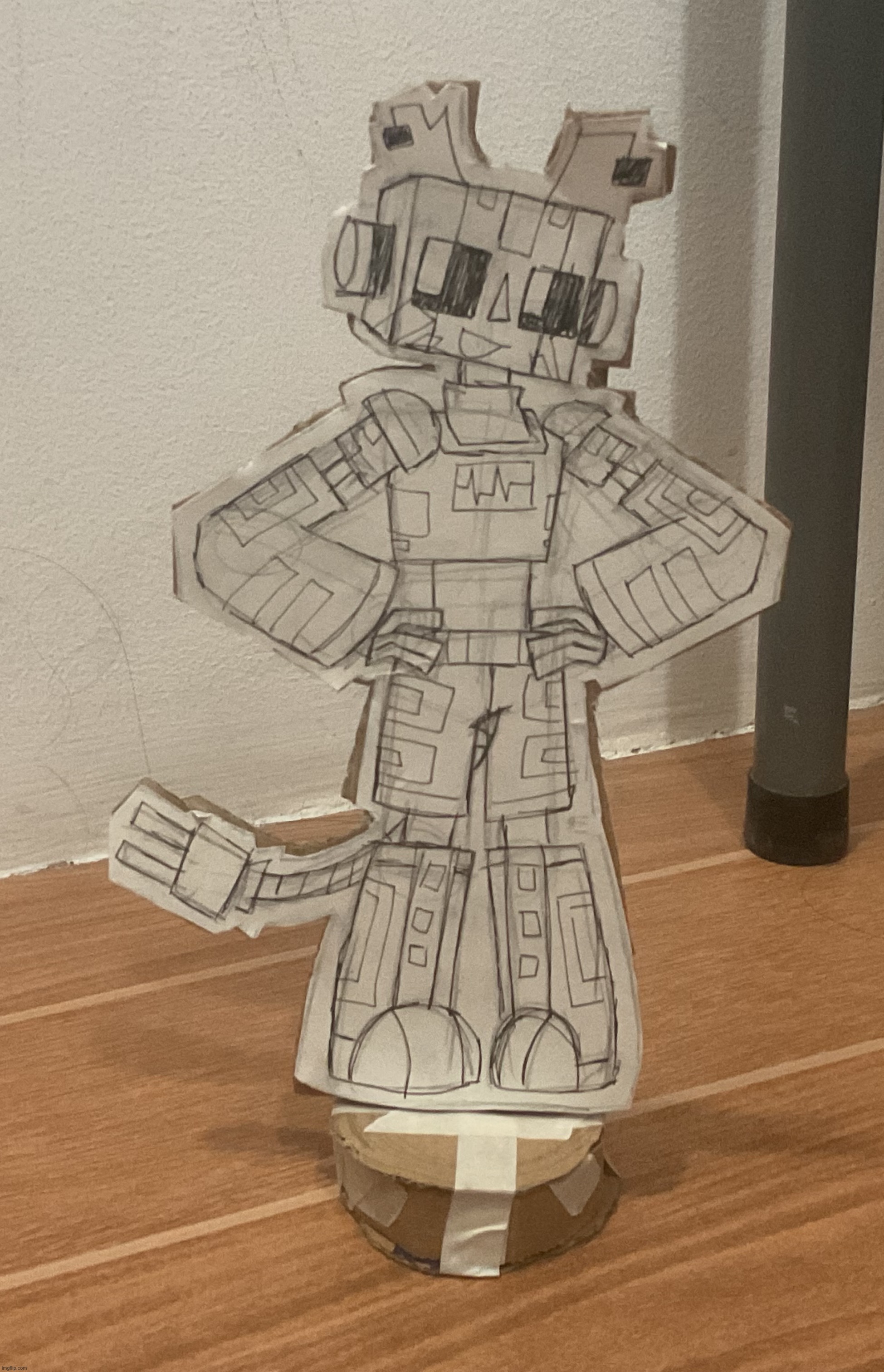 So i made a Zerobot figure | made w/ Imgflip meme maker