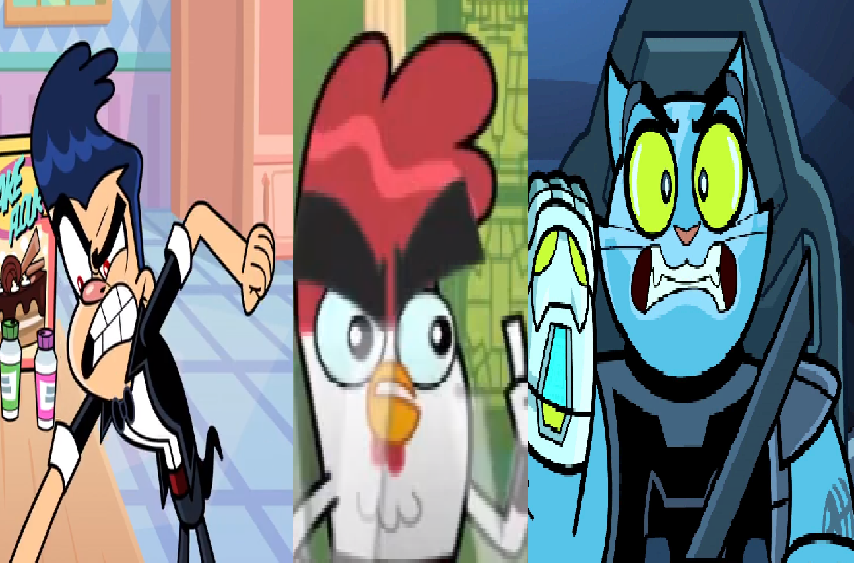 Harry Chuck Chicken and Claw (Mad Expression) Blank Meme Template