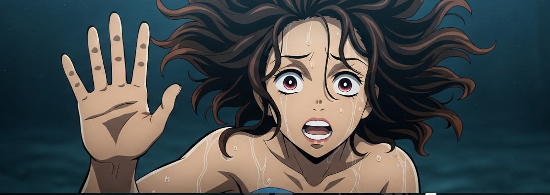 black ariel (demon slayer) Blank Meme Template