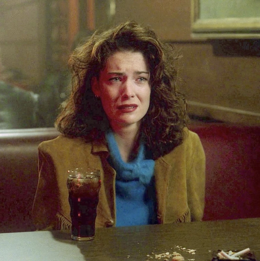 Crying Donna At The Roadhouse Blank Meme Template