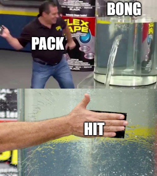 Bongo Time | BONG; PACK; HIT | image tagged in flex tape,bong,bongo cat,dank memes,smoking,420 blaze it | made w/ Imgflip meme maker