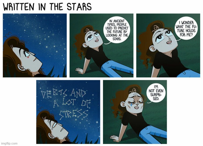 Written in the Stars | image tagged in comics | made w/ Imgflip meme maker