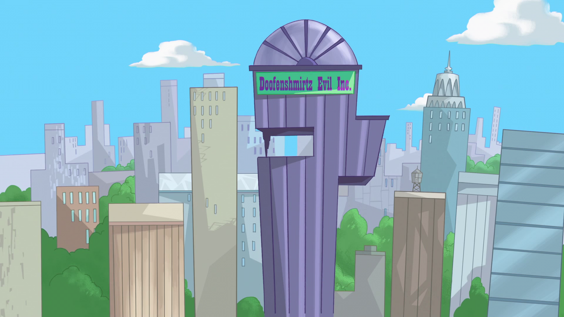 Doofenshmirtz Evil Incorporated Blank Meme Template