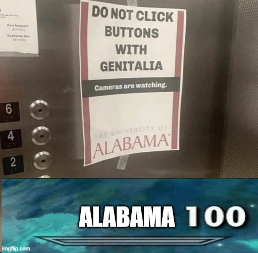 Alabama | ALABAMA | image tagged in dark humor | made w/ Imgflip meme maker