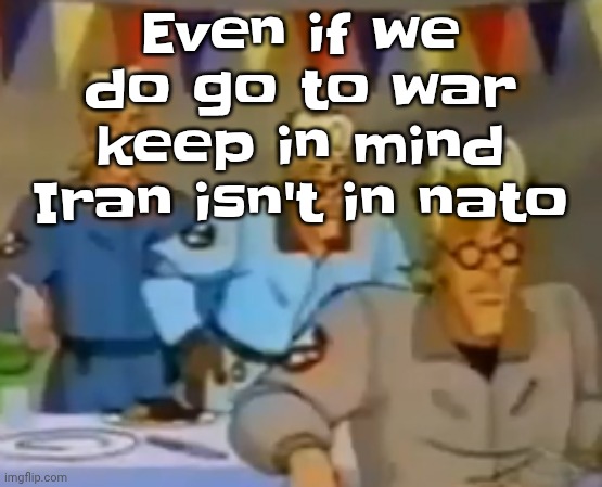 Have fun with 32 countries, bitch | Even if we do go to war keep in mind Iran isn't in nato | image tagged in mitosis | made w/ Imgflip meme maker