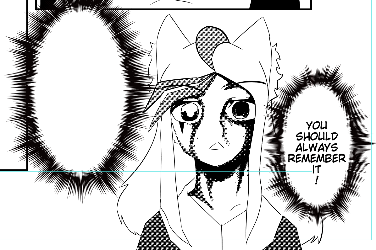 Neko menacingly telling something Blank Meme Template